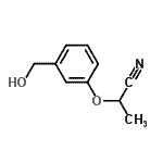 CAS 登录号：491836-72-7， 2-[3-(羟基甲基)苯氧基]丙腈