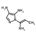 CAS#: 491843-00-6， 1-[(1E)-1-Amino-1-Propen-1-Yl]-1H-Pyrazole-4,5-Diamine