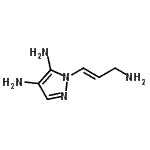 CAS 登录号：491843-01-7， 1-[(1E)-3-氨基-1-丙烯-1-基]-1H-吡唑-4,5-二胺
