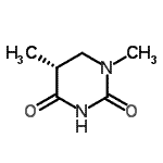 CAS 登录号：492442-60-1， (5R)-1,5-二甲基二氢-2,4(1H,3H)-嘧啶二酮
