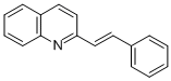 CAS 登录号：4945-26-0， 2-苯乙烯基喹啉
