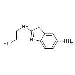 CAS 登录号：494852-89-0， 2-[(6-氨基-1,3-苯并噻唑-2-基)氨基]乙醇