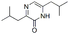 结构式 CAS# 495-98-7, 3,6-二(2-甲基丙基)吡嗪-2(1H)-酮