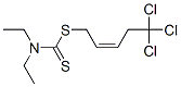 CAS 登录号：4950-34-9， N,N-二乙基-1-[(Z)-5,5,5-三氯戊-2-烯基]巯基-硫代甲酰胺