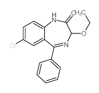 CAS 登录号：4951-07-9， 3-O-乙基氯羟氧二氮草