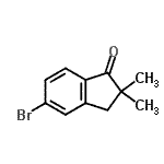 CAS 登录号：495414-32-9， 5-溴-2,2-二甲基-1-茚满酮