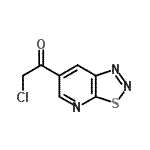 CAS 登录号：495416-05-2， 2-氯-1-([1,2,3]噻二唑并[5,4-b]吡啶-6-基)乙酮
