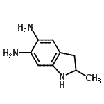 CAS 登录号：49572-41-0， 2-甲基-5,6-吲哚啉二胺