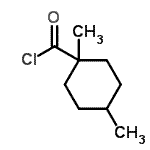 CAS 登录号：49576-67-2， 1,4-二甲基环己烷羰基氯化物