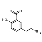CAS 登录号：49607-15-0， 4-(2-氨基乙基)-2-硝基苯酚