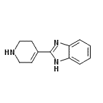 CAS 登录号：49652-20-2， 2-(1,2,3,6-四氢-4-吡啶基)-1H-苯并咪唑