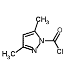 CAS 登录号：49652-39-3， 3,5-二甲基-1H-吡唑-1-甲酰氯