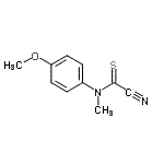 CAS 登录号：4968-42-7， 1-[(氰基硫代甲酰)(甲基)氨基]-4-甲氧基苯