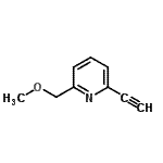 CAS 登录号：496840-21-2， 2-乙炔基-6-(甲氧基甲基)吡啶