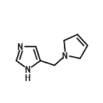 CAS 登录号：496961-33-2， 5-(2,5-二氢-1H-吡咯-1-基甲基)-1H-咪唑