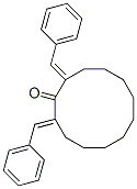 CAS 登录号：49709-11-7， 2,12-二苄亚基环十二烷酮