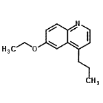 CAS 登录号：497140-86-0， 6-乙氧基-4-丙基喹啉
