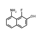 CAS 登录号：497151-54-9， 8-氨基-1-氟-2-萘酚