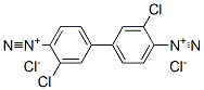 CAS 登录号：49744-39-0， 3,3'-二氯[1,1'-联苯]-4,4'-二(重氮)二氯化物