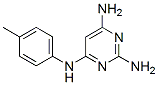 CAS 登录号：49753-53-9， N4-(4-甲基苯基)嘧啶-2,4,6-三胺