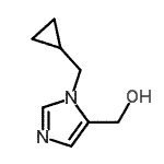 CAS 登录号：497855-92-2， [1-(环丙基甲基)-1H-咪唑-5-基]甲醇