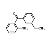 CAS 登录号：497875-66-8， (2-氨基苯基)(3-乙基苯基)甲酮