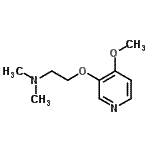 CAS 登录号：497948-89-7， 2-[(4-甲氧基-3-吡啶基)氧基]-N,N-二甲基乙胺