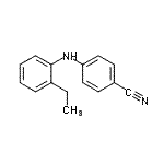 CAS 登录号：499126-78-2， 4-[(2-乙基苯基)氨基]苯甲腈