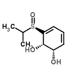 CAS 登录号：499202-01-6， (1S,2S)-3-[(R)-异丙基亚磺酰]-3,5-环己二烯-1,2-二醇