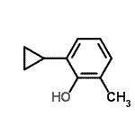 CAS 登录号：499236-68-9， 2-环丙基-6-甲基苯酚