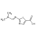 CAS#: 499240-80-1， 2-{(E)-[(Dimethylamino)Methylene]Amino}-1,3-Thiazole-5-Carboxylic Acid