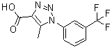 CAS#: 499771-21-0， 5-Methyl-1-[3-(Trifluoromethyl)Phenyl]-1H-1,2,3-Triazole-4-Carboxylic Acid