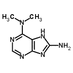 CAS 登录号：500285-00-7， N<sup>6</sup>,N<sup>6</sup>-二甲基-1H-嘌呤-6,8-二胺