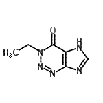 CAS 登录号：500287-45-6， 3-乙基-3,5-二氢-4H-咪唑并[4,5-d][1,2,3]三嗪-4-酮