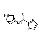CAS#: 500611-58-5， N-[(1S,2R,4R)-7-Azabicyclo[2.2.1]Hept-2-Yl]-1,3-Thiazole-2-Carboxamide