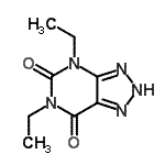 CAS 登录号：500691-91-8， 4,6-二乙基-2H-[1,2,3]三唑并[4,5-d]嘧啶-5,7(4H,6H)-二酮