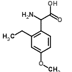 CAS#: 500695-59-0， Amino(2-Ethyl-4-Methoxyphenyl)Acetic Acid