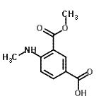CAS#: 500699-31-0， 3-(Methoxycarbonyl)-4-(Methylamino)Benzoic Acid