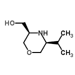 CAS 登录号：500708-43-0， [(3R,5S)-5-异丙基-3-吗啉基]甲醇