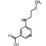 CAS#: 500865-56-5， 5-[(2-Methoxyethyl)Amino]Nicotinic Acid