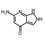CAS 登录号：500885-71-2， 6-氨基-1,2-二氢-4H-吡唑并[3,4-b]吡啶-4-酮