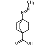 CAS 登录号：500997-58-0， 4-[(E)-甲基偶氮]双环[2.2.2]辛烷-1-羧酸