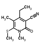 CAS#: 501661-58-1， 4-Ethyl-1,5-Dimethyl-6-(Methylsulfanyl)-2-Oxo-1,2-Dihydro-3-Pyridinecarbonitrile