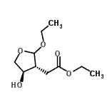CAS 登录号：501921-26-2， 乙基[(3R,4R)-2-乙氧基-4-羟基四氢-3-呋喃基]乙酸酯
