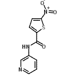 CAS#: 502187-68-0， 5-Nitro-N-(3-Pyridinyl)-2-Thiophenecarboxamide