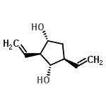 CAS 登录号：502495-70-7， (1R,2S,3S,4S)-2,4-二乙烯基-1,3-环戊烷二醇