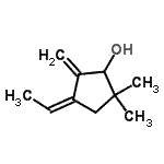 CAS#: 502497-12-3， (4Z)-4-Ethylidene-2,2-Dimethyl-5-Methylenecyclopentanol