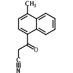 CAS#: 502924-66-5， 3-(4-Methyl-1-Naphthyl)-3-Oxopropanenitrile