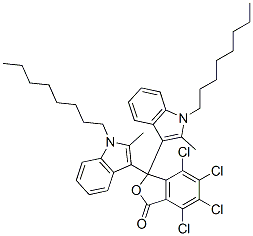 CAS#: 50293-19-1， 4,5,6,7-Tetrachloro-3,3-Bis(2-Methyl-1-Octyl-1H-Indol-3-Yl)Phthalide