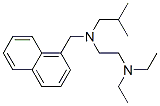 CAS 登录号：50341-73-6， N,N-二乙基-N'-(2-甲基丙基)-N'-(1-萘基甲基)-1,2-乙二胺